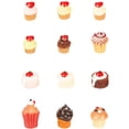 thumbnail image 3 of 12Pcs Mini Dessert Model for Mini House Fake Dessert Cake Pretend Food Play Set (Random Style), 3 of 8