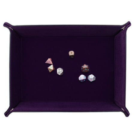 

Wozhidaoke organization and storage Dice Tray Portable Folding Dice Rolling Tray for use as Game Dice Tray ornament storage