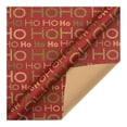 thumbnail image 1 of Binwennn Christmas Wrapping Paper Christmas Christmas Wrapping Paper 20''*27.5'' Santa Merry Christmas Lettering Snowflakes Plaid Double Wrap Organizer Christmas Wrapping Paper Set with Ribbon And, 1 of 4