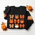 thumbnail image 6 of Enjoytime Womens Halloween Sweatshirts Pumpkin Print Long Sleeve Pullover Top Fall Fashion Lightweight Casual Sweatshirt, 6 of 7