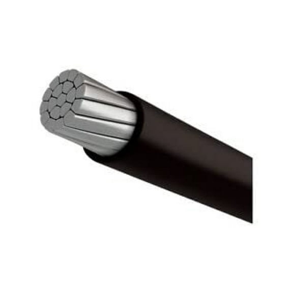 4 AWG XHHW-2 Aluminum Building Wire (150Ft Cut), Black (3787-150)