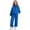 Blue, variant on Girls 2 Piece Outfits Sweatsuit Set Half Zip Lapel Long Sleeve Pullover Sweatshirt Jogger Sweatpant Tracksuit