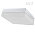 thumbnail image 2 of Dainolite 11" Square Ceiling Flush, 20W, LED, Satin Nickel, 2 of 2