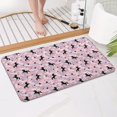 thumbnail image 4 of Pink Cartoon Unicorn Star Camouflage Pattern Bathroom Rugs Mat,Non Slip Microfiber Bathroom Rug,Rubber Backing,Soft Bathroom Mats for Bathroom Floor,Tub and Shower,17x30in(43x75cm), 4 of 5