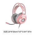 thumbnail image 3 of Cateissary Auriculares para juegos con cable Ajazz, auriculares estéreo envolventes con cancelación de ruido, suministro portátil, auriculares con Electrónica No.01, 3 of 6