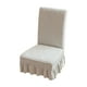 thumbnail image 2 of Funda elástica para silla de comedor, semicircular, para el hogar, con respaldo y cojín universal., 2 of 5