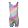 thumbnail image 6 of Yuyuekeji 2 Pack Girls Gymnastics Leotards Athletic Ballet Dance Sleeveless Unitards 4-11Y, 6 of 7
