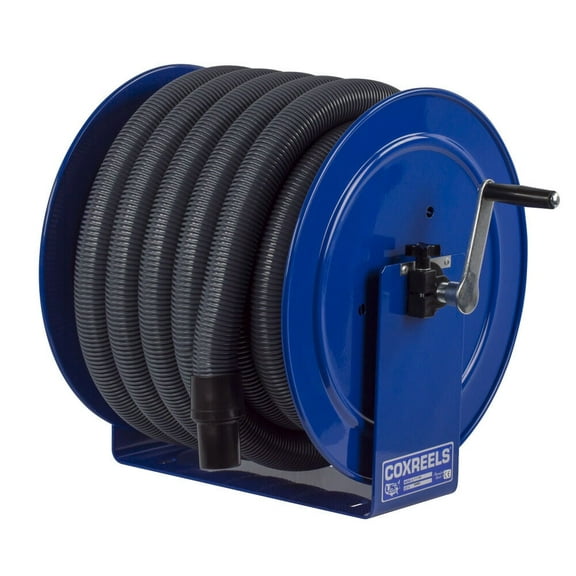Coxreels Hose Reel Vacuum Only Direct Crank Rewind 1 1/2In 2In Id 35' Hose Capacity
