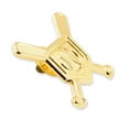 thumbnail image 2 of PinMart's Baseball Cross Bats Chenille Pin, 2 of 4