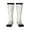 2 Black-1, variant on Happy Easter print thigh-high socks, crafted for both men and women with a stretchy, high-opaque design perfect for daily wear