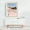 thumbnail image 2 of Breaking trail - Altenmarkt im Pongau Salzburg Österreich Photography Snow Winter Landscape Mountain Nature Scenic Sunset Oak Framed Wall Art Print 8 x 10 inches, 2 of 3