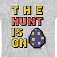 thumbnail image 2 of Bunny Bros The Hunt Is On Crew Neck Short Sleeve Athletic Heather Boy's T-shirt-Large, 2 of 4