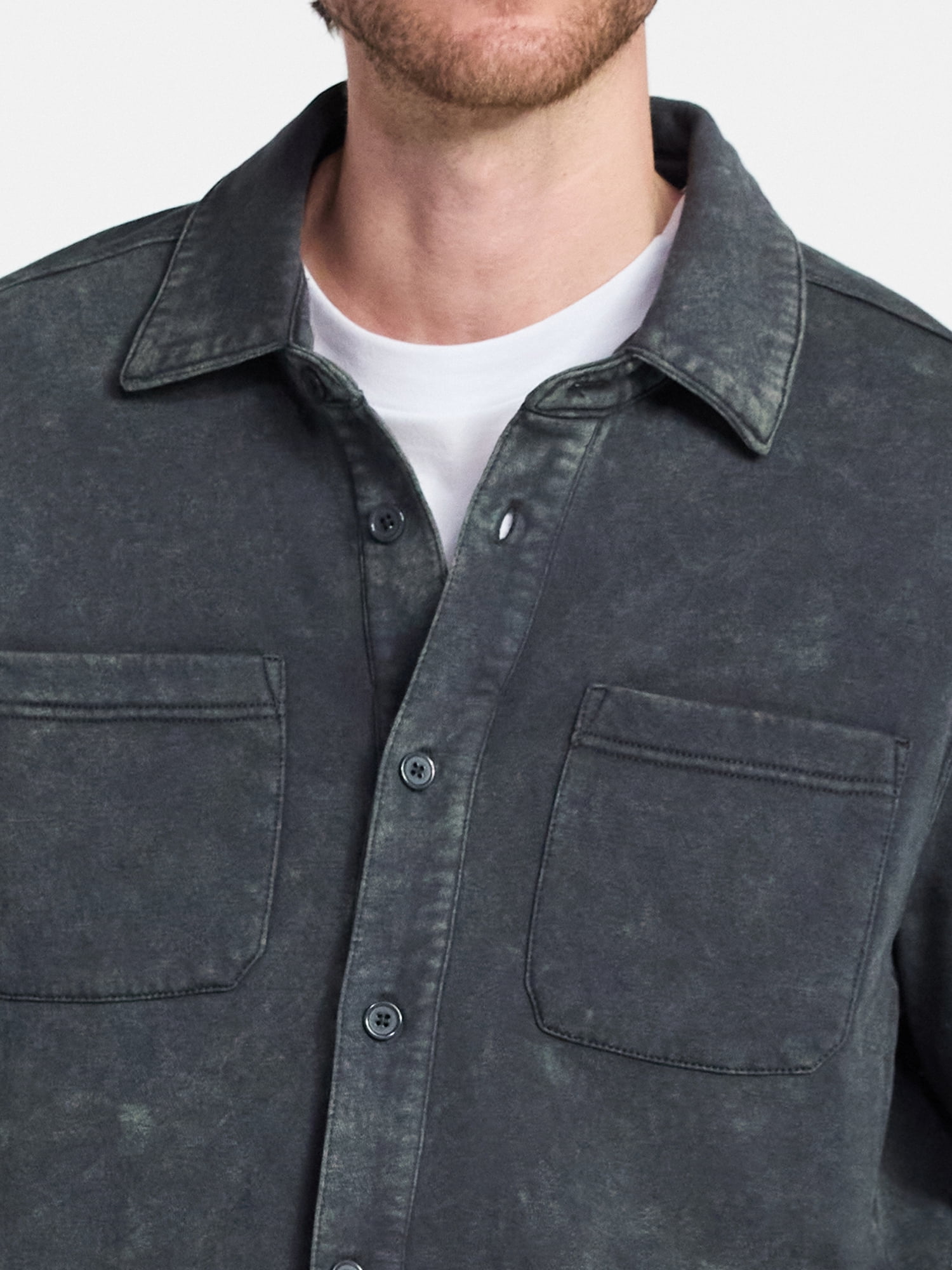 No Boundaries Fleece Shirt Jacket, Men's & Big Men's