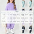 thumbnail image 2 of OGLCCG Girls 2 Piece Athletic Outfits Casual Long Sleeve Fleece Pullover Sweatshirt and Sweatpants Set Casual Novelty Tracksuit 4-16 Years, 2 of 8