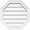 thumbnail image 3 of Ekena Millwork GVPOC14X1402SN Octagonal Surface Mount PVC Gable Vent, 14"W x 14"H, Factory Primed White, 3 of 4