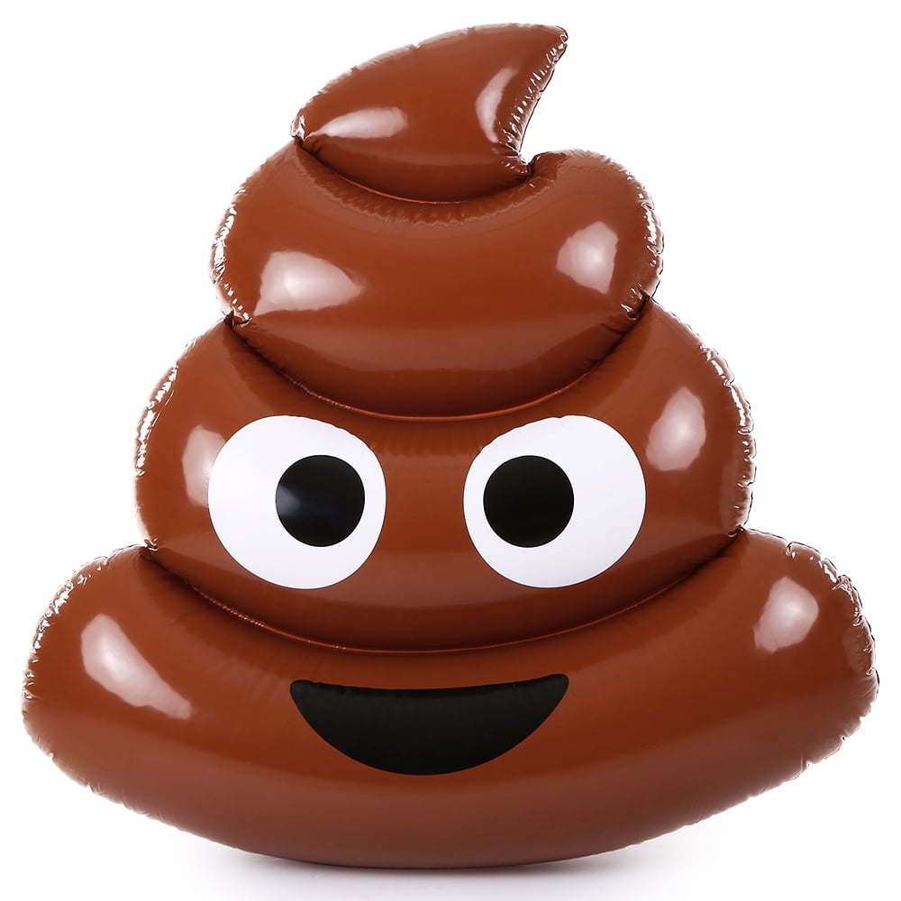 poop emoji floatie