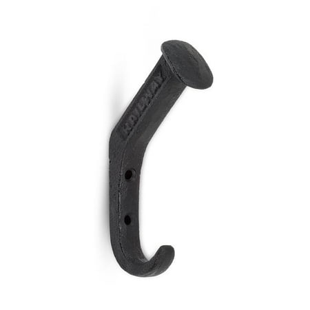 

2.5 in. Railway Spike Wall Hook Black