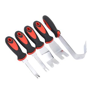 Ensemble d'outils de Pry en métal, en acier inoxydable de voiture de suppression Pry Tool Kit U V Conseil pour panneau de porte rembourrée