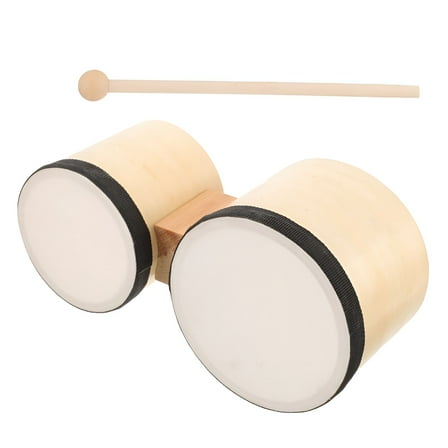 QAYOZ Bongo Drum Beginners Bongo Percussion Bongo Drum Music Instrument for Adults