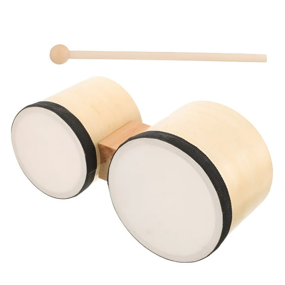 QAYOZ Bongo Drum Beginners Bongo Percussion Bongo Drum Music Instrument for Adults