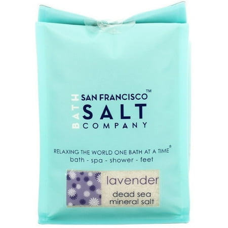 - San Francisco Salt Company Relaxing Lavender Dead Sea Mineral Soak 28 oz