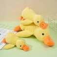 thumbnail image 7 of Squeaky Duck Plush Dog Chew Toy for Small & Medium Breeds, Durable Cuddle Buddy for Boredom & Anxiety, 7 of 7