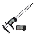 thumbnail image 5 of Scienceny Calibrador Vernier pantalla Digital 0-150mm mm/pulgadas pantalla LCD calibre electrónico plástico portátil reiniciable artesanía Typ 2 2piezas Scienceny CBP164231, 5 of 5