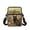 Black Cat Floral Decoration, variant on Psesaysky Gingerbread Christmas Print Portable Cross Body Phone Purse, Polyester Shoulder Purse Lightweight Crossbody Bags for Work Casual Use
