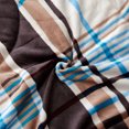 thumbnail image 2 of Heavy Sherpa Fleece Bed Blanket and Pillowcase Set, Queen White Light blue, 2 of 2