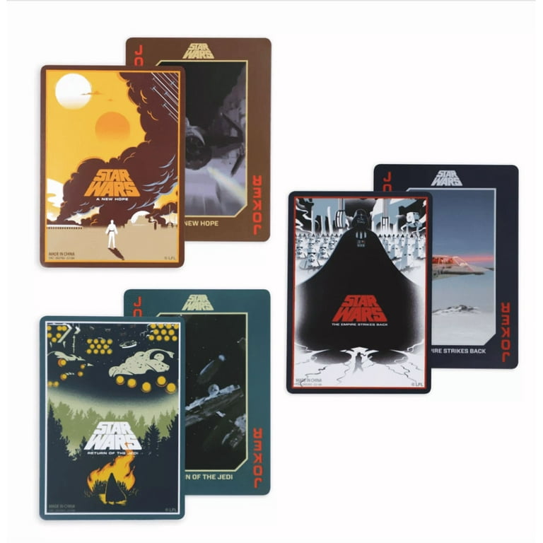 Disney Parks Star Wars Trilogy Playing Cards, Three-Pack Collector