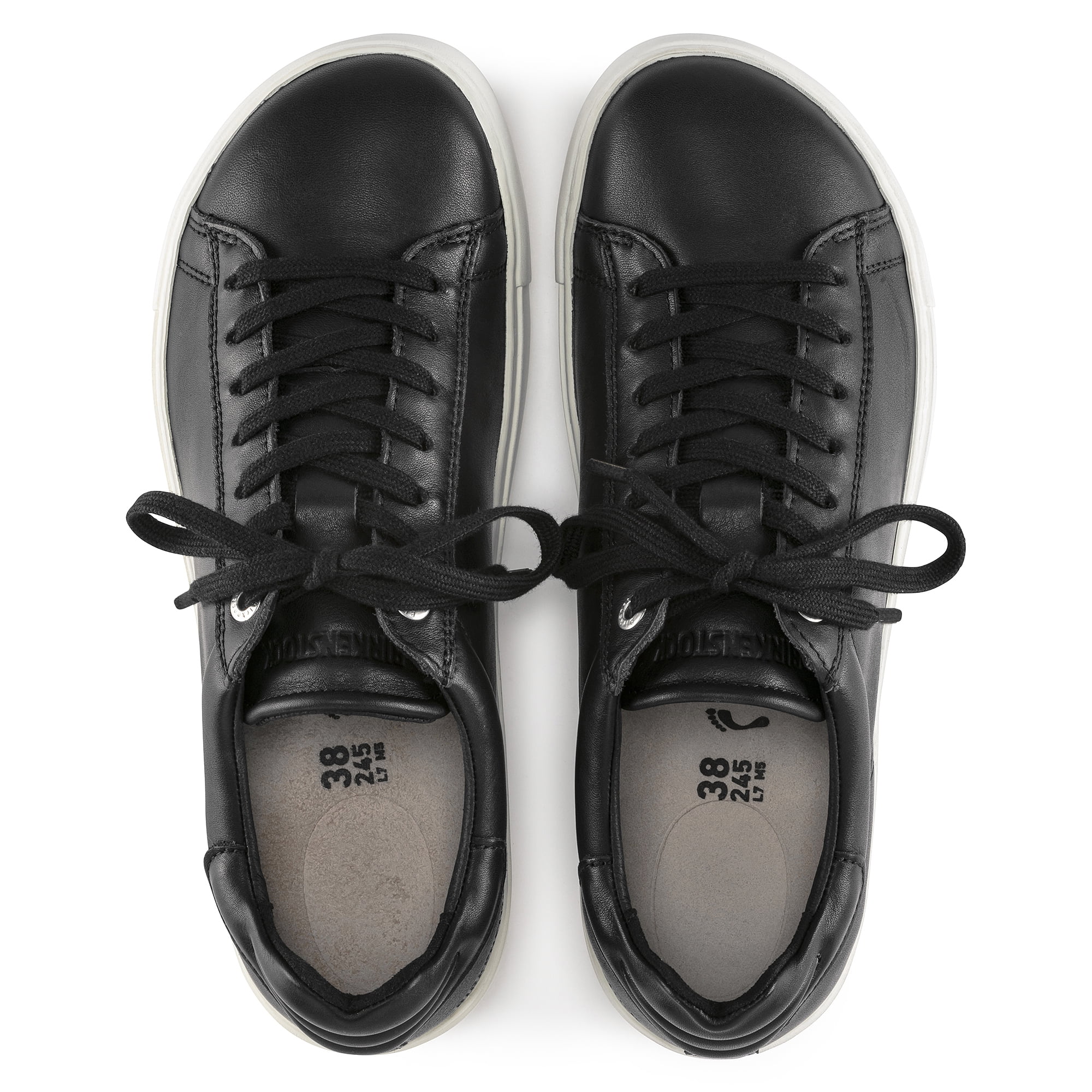 Birkenstock Bend Low II Leather Sneaker, 46, Black