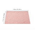thumbnail image 3 of huayou Solid Pink Lightweight Cooling Blanket, Flannel Throw Blanket Decoration, 39.37 x 59.06 inch Soft Blankets for Couch Bed Living Room Indoor Display, 3 of 9