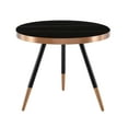 thumbnail image 4 of Modrest Cayson Modern Black Ceramic Small Coffee Table, 4 of 5