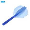 thumbnail image 3 of Unique Bargains Vols de Fléchettes Intégrés, Ensemble de 9 Fléchettes Durables, Bleu Transparent, 3 of 5