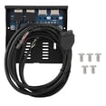 thumbnail image 2 of 3.5 Pulgadas 4 Puertos Alta Velocidad USB3.0+USB2.0 Panel Frontal de DiChete para La LACA BASE DE DESCRITORIO, 2 of 7