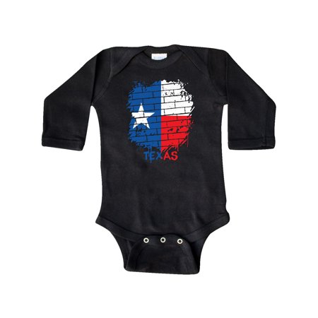 

Inktastic Graffiti Texas State Flag Gift Baby Boy or Baby Girl Long Sleeve Bodysuit