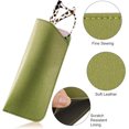 thumbnail image 5 of Multicolor Leather Eyeglass Case,6 Pcs Anti Scratch Glasses Pouch,Glasses Case,Soft Eyeglass Cases for Women Men, 5 of 6