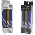 thumbnail image 3 of Royal Mart 06 Men's Cotton Handkerchief Set - 15+ inches, Dark Striped, Multi-Color Handkerchief, 3 of 7