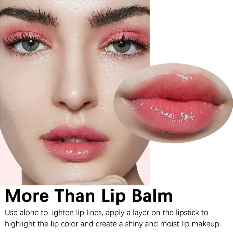  Lip Glow Oil - Lip Oil, New Formula - Lip Care, Lip Gloss -  Plumping & Moisturizing, Lip Tint & Lip Makeup, Clear Lip Gloss