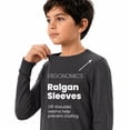 thumbnail image 3 of Woolcano Kids 100% Merino Wool Midweight Base Layer Set Unisex Thermal Underwear for Girls & Boys Ski Winter, 3 of 6