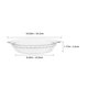 thumbnail image 2 of GOOHOCHY Molde de vidrio para hornear, redondo, antiadherente, con borde para tartas de manzana, calabaza y tartas de olla, transparente, 23 cm, 2 of 8