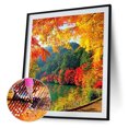 thumbnail image 3 of Cuadros Decorativos Pintura de diamantes, bosque de arce, taladro redondo, imagen de diamantes de imitación, dibujo DIY Ehuebsd Nuevos Originales, 3 of 9
