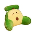 thumbnail image 4 of Cartoon Pillow Back Soft Bag Backrest Sofa Cushion Pillow Dormitory Reading Rest M Avocado, 4 of 8