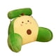thumbnail image 4 of Almohada de descanso para la cintura, almohada suave para descansar en cama, almohada de lectura desmontable con brazos de felpa Aguacate, 4 of 9