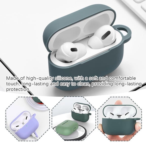 QHUDLV For Apple Airpods 4 Shockproof Earphone Case Silicone Cover Protective Best