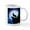 White, variant on CafePress - Wolf Howling At Blue Moon Mugs - 11 oz Ceramic Mug - Novelty Coffee Tea Cup