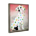 thumbnail image 3 of Stupell Industries Street Style Dalmatian Dog Pattern Animals & Insects Painting Gray Floater Framed Art Print Wall Art, 3 of 6