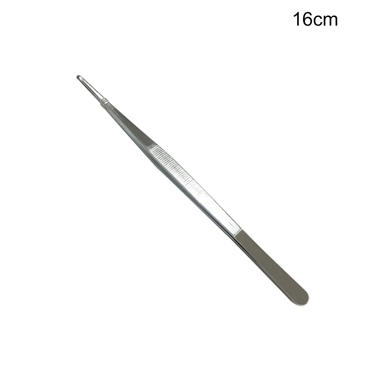 Kitchen Tweezers Stainless Steel Food Tongs Straight Serrated Tips 6  Tweezers for Culinary Chef Baker Tool