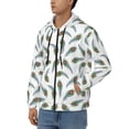 thumbnail image 3 of Naloa Colorful Grass Men’s Hoodies, Zip up Hoodie, Sweatshirts,Hoodies for Men Sizes S-3XL-Small, 3 of 5