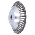 thumbnail image 4 of Brosse en Fil d'Acier Torsadé, Roue en Fil d'Acier Torsadé Nœud en Acier Roue de Désherbage Ultra Réactive, 4 of 8